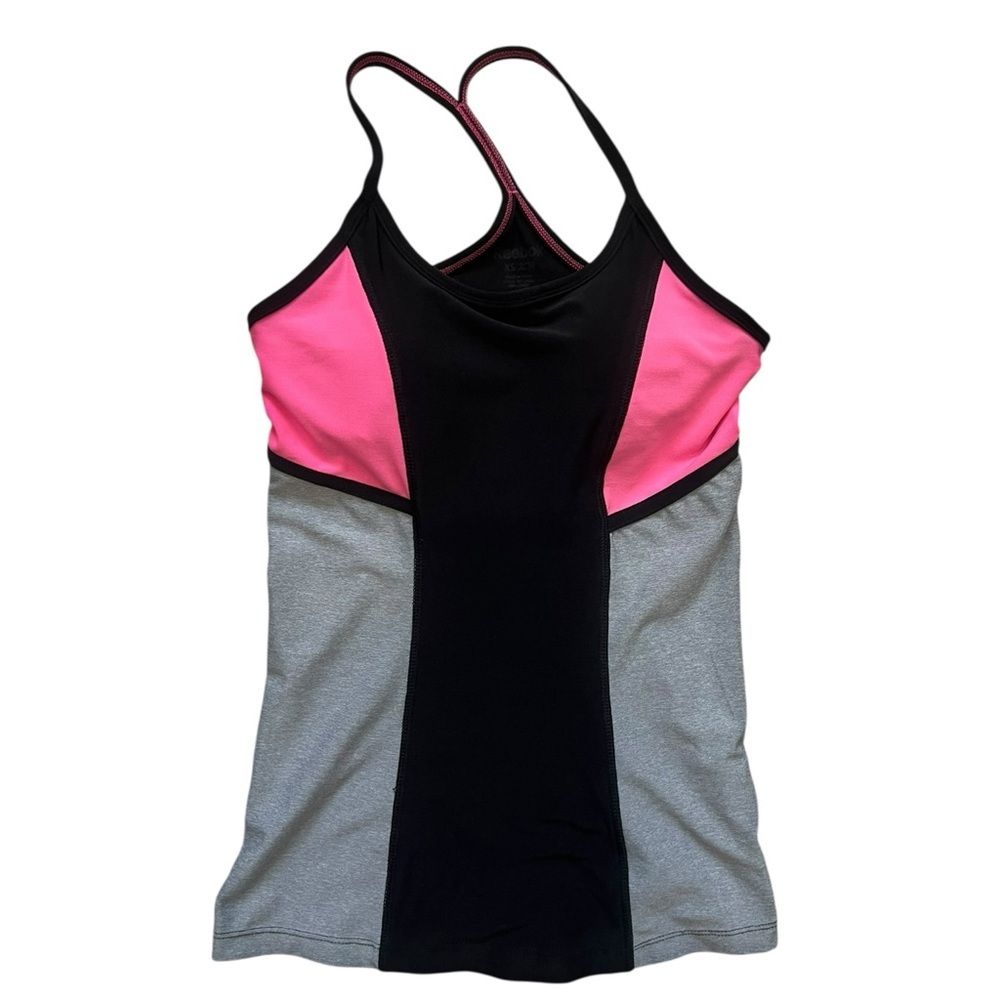 Reebok Black and Pink Athletic Tank Like New! XS - Picture 5 of 8